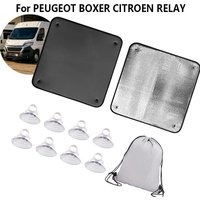 2X BARN DOOR Thermal Blinds for FIAT DUCATO Van Insulated Window Cover for PEUGEOT BOXER CITROEN RELAY Camper