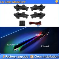 Smart Integrated Electric Door Handles with Led Light for Tesla Model 3 Y Highland OTA Waterproof IPX6 Wireless Auto Door Handle
