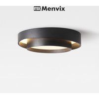 Menvix białe czarne nowoczesne lampy sufitowe LED do salonu sypialnia jadalnia lampa przyciemniana wewnętrzna Sqaure oprawy