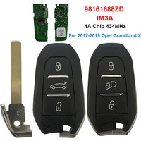 CN028016 Original Replacement Remote Key For Opel Grandland X 2017 - 2019 Corsa F Crossland X Smart Auto Key Fob 98161688ZD IM3A