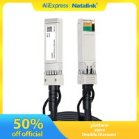 Natalink 10G SFP+ Twinax DAC Cable Passive Direct Attach Copper 0.5-7M Compatible with Cisco, TP-link , MikroTik ,HP Etc Switch