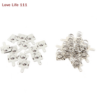 New 10pair Replacement Metal Batteries Spring Contact Plate For AA AAA Batteries