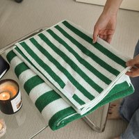 Stripe Pure Towels Absorbent Towels for Bathroom Skin-Friendly Soft Comfortable Kids Face Towel Hand Towel Beach Bath Towel