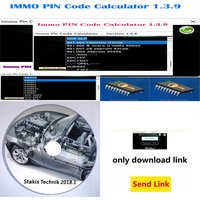 IMMO Pin Code Calculator V1.3.9 obd2 scanner software for EU models Unlocked PIN code on many PSA ecu can be decoded by dumping