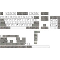 Taihao ALPS ABS Vintage White Grey Doubleshots keycap for diy gaming mechanical keyboard Cubic OEM profile