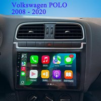 For Volkswagen POLO 2008 2010 2012 2014 2016 2018 2020 Autoradio Video Audio DVD Cassette GPS Head Unit Carplay Auto 4G Sim WiFi