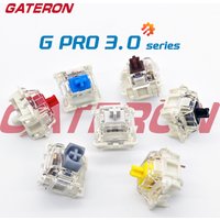 GATERON G Pro V3 3.0 Pro Switch 3pin for Mechanical Keyboard Pre Lubed RGB Linear Tactile White Yellow Red Silver Brown MX Axis
