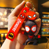 Creative Cartoon Spider Man Doll Keychain Pendant Couple Bag Car Keychain Accessories Gift Gift for Friends