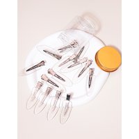 15PCS/can transparent seamless hair clip, without bending or wrinkles, used for fixing hair clips for makeup and hair sticks
