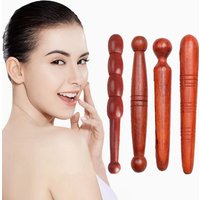 Wooden Muscle Roller Stick Acupoint Points Massager Deep Tissue Fascia Massager Foot Back Body Therapy Massage Tools