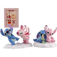Capsule toys Lilo & Stitch Valentine's Day Figure Car Ornaments Cake Decorations for Friends with High-value Desktop Gifts