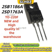 10PCS /5PAIRS 2SB1186A 2SD1763A TO-220F Triode power amplifier matching tubes in stock