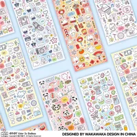 Panda Graffiti Stickers Cute Animal Handbook Decoration Guka Cute Daily Series