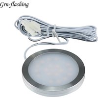 LED Under Cabinet Light 12V with 2m Cable Closet Cupboard Light Dropped Ceiling Lamp Kitchen Bookcase Home Bedroom Decoration