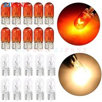 T10 12V 48V -55V -60V Bulb Inserted Bubble Lamp Light Bulb Halogen Warm Warning Turning Light Reversing Lights White Small Lamps
