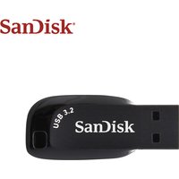 USB 3.2 Black Flash Drive SanDisk Ultra Shift Pen Drive 32GB 64GB 128GB 256GB 512GB Max 100Mb/s U Disk for Computer