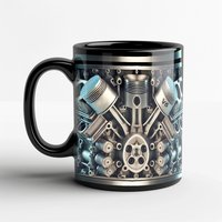 Engines Stainless Steel Cup Mechanical Engine Mugs Ceramic Mug Coffee Cups
