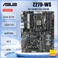 ASUS Z270-WS Server motherboard Intel ntel Z270 LGA 1151 DDR4 3866MHz ATX support Core i3-6320 6400 7600 7700 G4560 6100 cpu