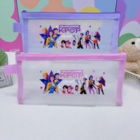 Girls Group Theme K-pop Stationary Pencils Case Pen Case Cute Anime Accessories Student Back To School Supplies Gift