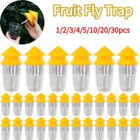 Wiederverwendbare Fliegenfalle, Fruchtfliegenfänger, Falle, Flasche, Drosophila-Falle, Fliegenobstgarten, Obstfänger, Schädlingsfliegenfalle, Kontroll