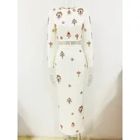 HIGH STREET Newest 2025 Designer Runway Suit Set Women's O-neck Zip Back Cropped Tops Long Skirt Set 2pcs