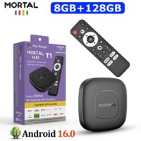 Mortal TV Box T1 Android 16 4K Google Voice 8G RAM 128G ROM RK3518 BT5.0 WiFi 6 HDR10 Youtube Video Media Player Decoder Tv Box image 4