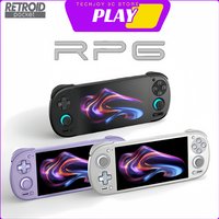 Retroid Pocket 6 RP6 Android Handheld Game Console 5.5 Inch 1080P 120Hz AMOLED Screen 6000mAh 8GEN2 with Hall-Effect Trigger G