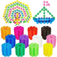 Children Snowflakes DIY Splicing Handmade Toy Building Blocks Toys Kindergarten Game Assembly Educational Toy Kids Gift TMZ