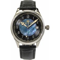 Vakuy 40MM Men's Automatic Mechanical Pilot's Watch NH35 Movement Mother-of-Pearl Dial Sapphire Crystal 100M Waterproof Watches