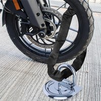 AliExpress Heavy Duty Motorcycle Floor Wall Ground Anchor Motorbike Lock Point Bike Scooter Security