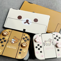 New Switch 2 Full Body Skin Rilakkuma Theme Protective Decal No Residue Console Sticker For Switch 2 Gaming Console Periphery