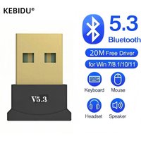 Wireless Bluetooth 5.3 USB Bluetooth Adapter for PC Dongle Adapter Wireless Mouse Keyboard Music Audio Receiver USB Transmitter