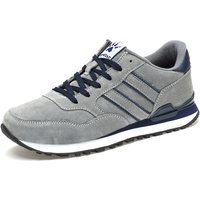 Lightweight Men Sneakers Classical Suede Leather Men Running Shoes Outdoor Comfortable Sport Shoes Breathable Flat Casual Shoes