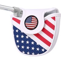 USA Mallet Putter Cover Headcover Magnetic Golf Head Covers Headcovers Club Protective Equipment for Scotty Cameron Odyssey