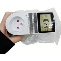 7 Days Programmable Timer Socket Outlet, 110V-230V Dual Voltage with US/EU/UK/AU Plug, Digital Display for Home Appliance