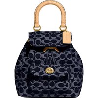 COACH Riya Fabric Backpack Small Women's Blue