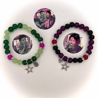 beast boy & raven matching bracelets ︎ ˚୨୧⋆。˚⋆