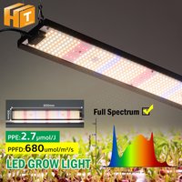 Lampe de culture LED à spectre complet 85W LM281B 3000K 5000K IR UV 680umol/ ㎡ /s Lampe Phytolampe à haut PPFD pour serre intérieure