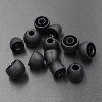 3Pairs In-Ear Earcaps For KZ Earphones Silicone Covers Cap Silicone Replacement Earplug Ear Plugs Earplug Ear Pads L M S Eartips