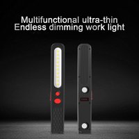 Tragbare LED-Laterne Taschenlampe hohe helle Cob magnetische Arbeits lampe Pen light USB wiederauf ladbare Camping Taschenlampe Not licht