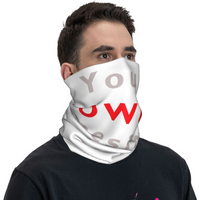 AliExpress MINISO Your Own Design White Bandana Neck Gaiter Motorcycle Club Wrap Scarf Multifunctional Headwear Cycling Unisex Adult Winter