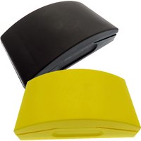 70*125MM PU Hand Sanding Pad Yellow/Black Effortless Precision for Curved Surface Precision Sanding Secure Sandpaper