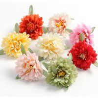 10/20Pcs Silk Artificial Flowers Heads for Home Decor Wedding Marriage Decoration Fake Flowers DIY Craft Wreath Gift Accessories