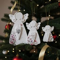 Angel Figurine Candle Silicone Mold Set DIY Casting Mold for Epoxy Plaster Pendant Wedding Holiday Ornament Gifts