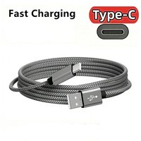 USB A to Type C Charging Cable Nylon Data Cable Fast Charger For Huawei Samsung Android phone Type C Charging Device 1M 2M 3M