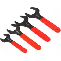 1Pcs Thin Single Open End Wrench 7-32mm Metric Flat Head U-Shaped Spanner Blackening 15 Degree Offset Angle