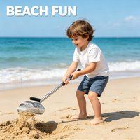 Sand Scoop For Metal Detecting, Metal Detector Scoop Stainless Steel Sand Sifter Shovel Fast For Underwater Treasure Hunting