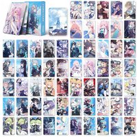 92PCS Blue Archive Anime Lomo Cards & Mini Stickers Set Game Character Photocards Ideal Collection Gift for Fans