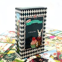 Tarot Cards A Whimsical 78-Cards The Rabbit Hole ,Unique Designs, High-Quality Cardstock, Perfect For Divination & Gift Giving
