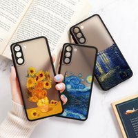 Sunflowers Starry Aesthetic Phone Case For Samsung Galaxy S24 Ultra S26 Ultra S25 S23 FE S22 S21 S20 FE S24 Plus Case Cover Capa